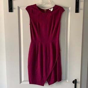 Bar III - Plum Wedding Guest Dress Fitted/Stretchy - Size M